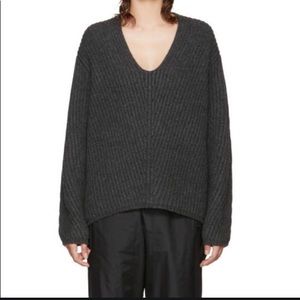 Acne studios Deborah wool v-neck sweater